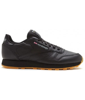 Reebok Classic Leather Black Gumsole