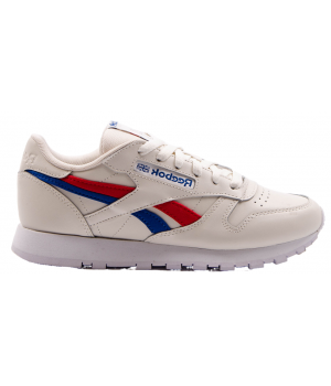 Reebok Classic Leather Chalk Vector Red Blue