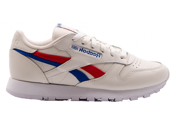 Reebok Classic Leather Chalk Vector Red Blue