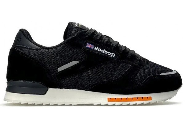Reebok Classic Leather Suede New Black Grey
