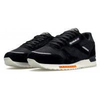 Reebok Classic Leather Suede New Black Grey