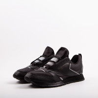 Reebok Classic Leather Premier Black Silver Met