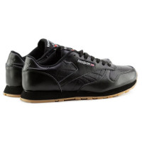 Reebok Classic Leather Black Gumsole