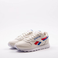 Reebok Classic Leather Chalk Vector Red Blue