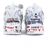 Reebok Insta Pump White Graffiti