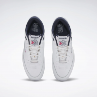 Reebok Classic Club C Mid II White Navy Red