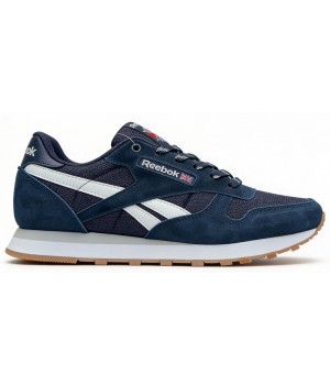 Reebok Classic Leather Suede Navy Gum