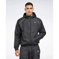 Ветровка мужская Reebok Outerwear Fleece-Lined Jacket Black