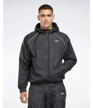 Ветровка мужская Reebok Outerwear Fleece-Lined Jacket Black