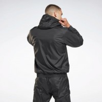 Ветровка мужская Reebok Outerwear Fleece-Lined Jacket Black