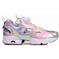 Reebok X Atmos InstaPump Fury Silver Metallic/White