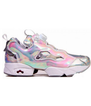 Reebok X Atmos InstaPump Fury Silver Metallic/White